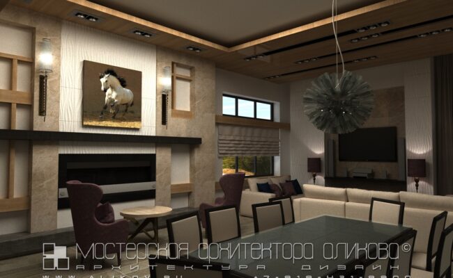 Дизайн интерьера дома во Владикавказе Мастерская архитектора Аликова (10)
