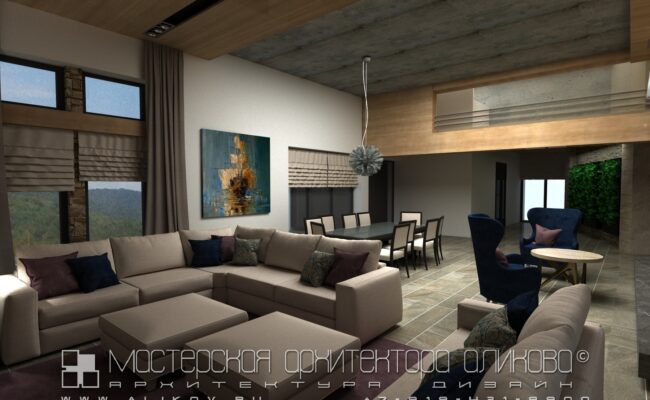 Дизайн интерьера дома во Владикавказе Мастерская архитектора Аликова (8)