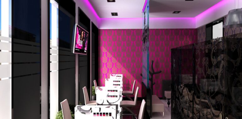 Интерьер салона красоты “ДеШели”