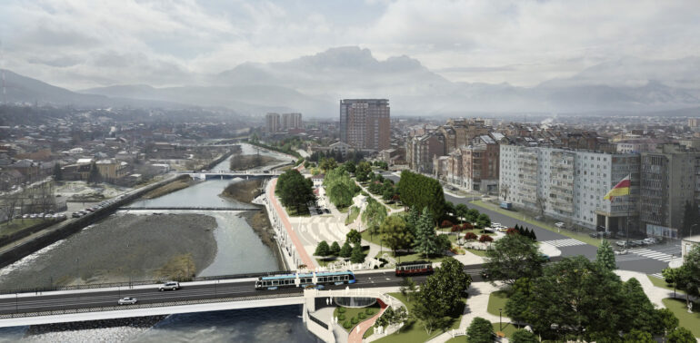 Набережная реки Терек